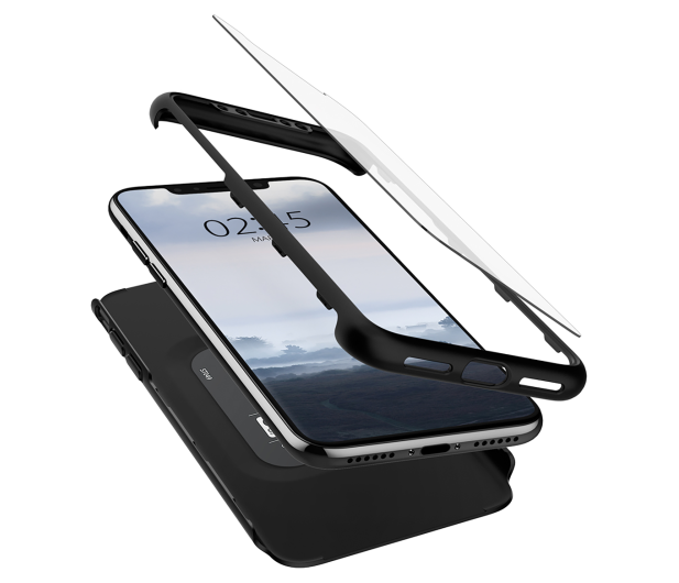 Spigen Thin Fit 360 Case do iPhone X/XS Black - 452021 - zdjęcie 7